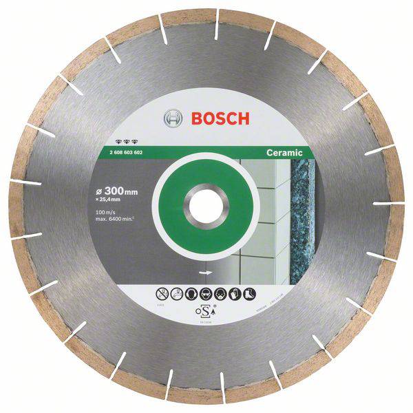 Bosch Accessories 2608603602 Best for Ceramic+Stone Diamantkapskiva Diameter 300 mm Borrdiameter 25.40 mm 1 st