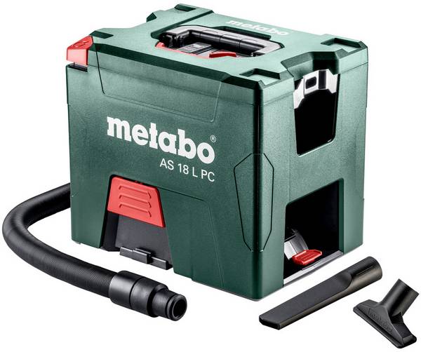 Metabo AS 18 L PC 602021850 Torrdammsugare Set  7.50 l utan batteri , Dammklass L certifierad