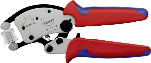 Knipex Twistor16 97 53 18 Crimptång Ändhylsor 0.14 till 16 mm²