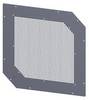 Siemens 8MF1006-2UE20-0A 8MF10062UE200A Takplåt med ventilationshål Stål 1 st