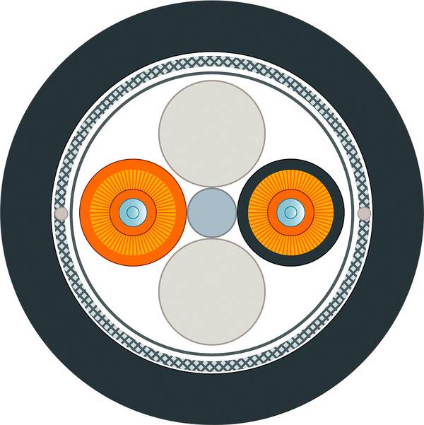 Siemens 6XV18736GT20 Fiberoptik LWL Anslutningskabel 200 m Svart, Orange [2x SC-stiftdon - 2x SC-stiftdon] 50/125 µ Multimode OM2