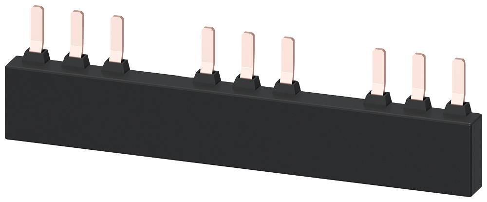 En svart elektronisk kontakt med åtta kopparpinnar. Lämplig för anslutning av kretsar på kretskort.