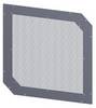 Siemens 8MF1008-2UE20-0A 8MF10082UE200A Takplåt ventilerad Stål 1 st Piece