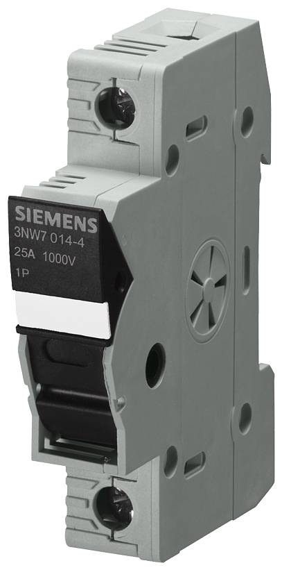 Siemens 3NW70144 3NW7014-4 Hållare för säkringscylinder med statusdisplay Passar till Fotoelektrisk säkring 30 A 1000 V/DC 12 st Piece