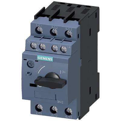 Siemens 3RV2021-1BA15 Brytare 1 st Inställningsområde (ström): 1.4 - 2 A Växelspänning (max.): 690 V/AC (B x H x D) 45 x