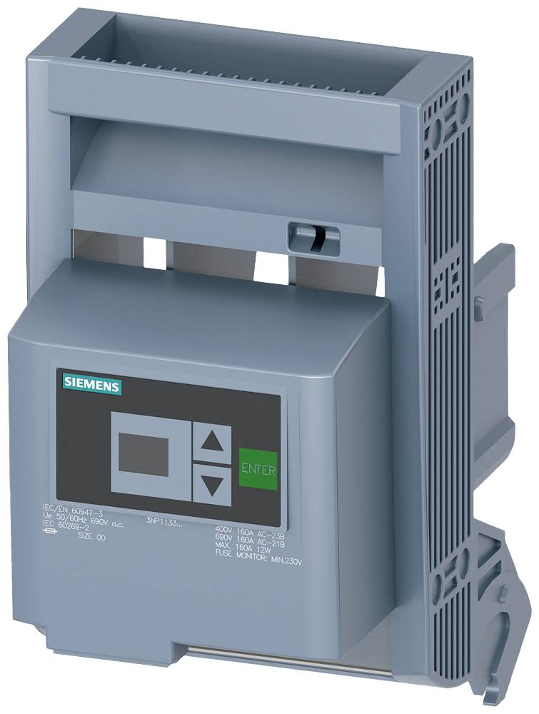 En grå Siemens-frekvensomriktare med display och knappar. Den används för att styra varvtalet på elektromotorer.