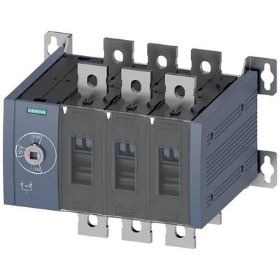 Nätverksomkopplare 3-polig 630 A 415 V/AC Siemens 3KC03460QE000AA0