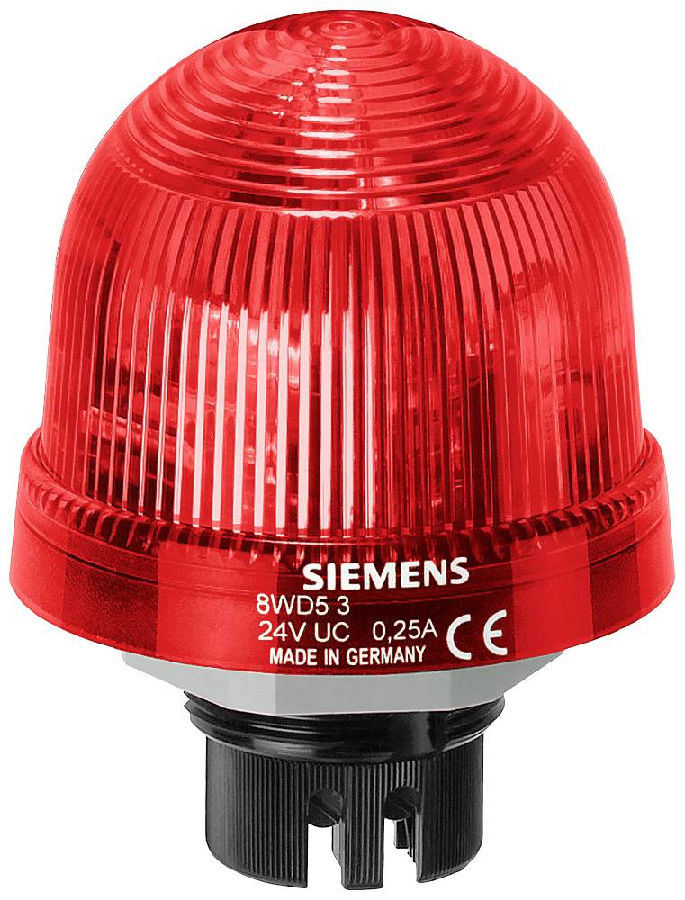 Siemens 8WD5300-1AB 8WD53001AB Signallampa (Ø x H) 70 mm x 66 mm Röd 1 st Piece