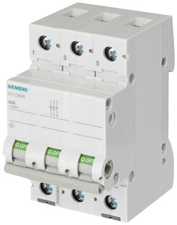 Strömbrytare Grå 32 A 3 NO Siemens 5TL13320
