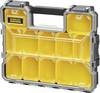 Universell; STANLEY Stanley 1-97-519, Schwarz, Transparent, Gelb, 446 mm, 74 mm, 357 mm Låda (L x B x H) 446 x 432 x 330 mm Antal fack: 10 Innehåll 1 st
