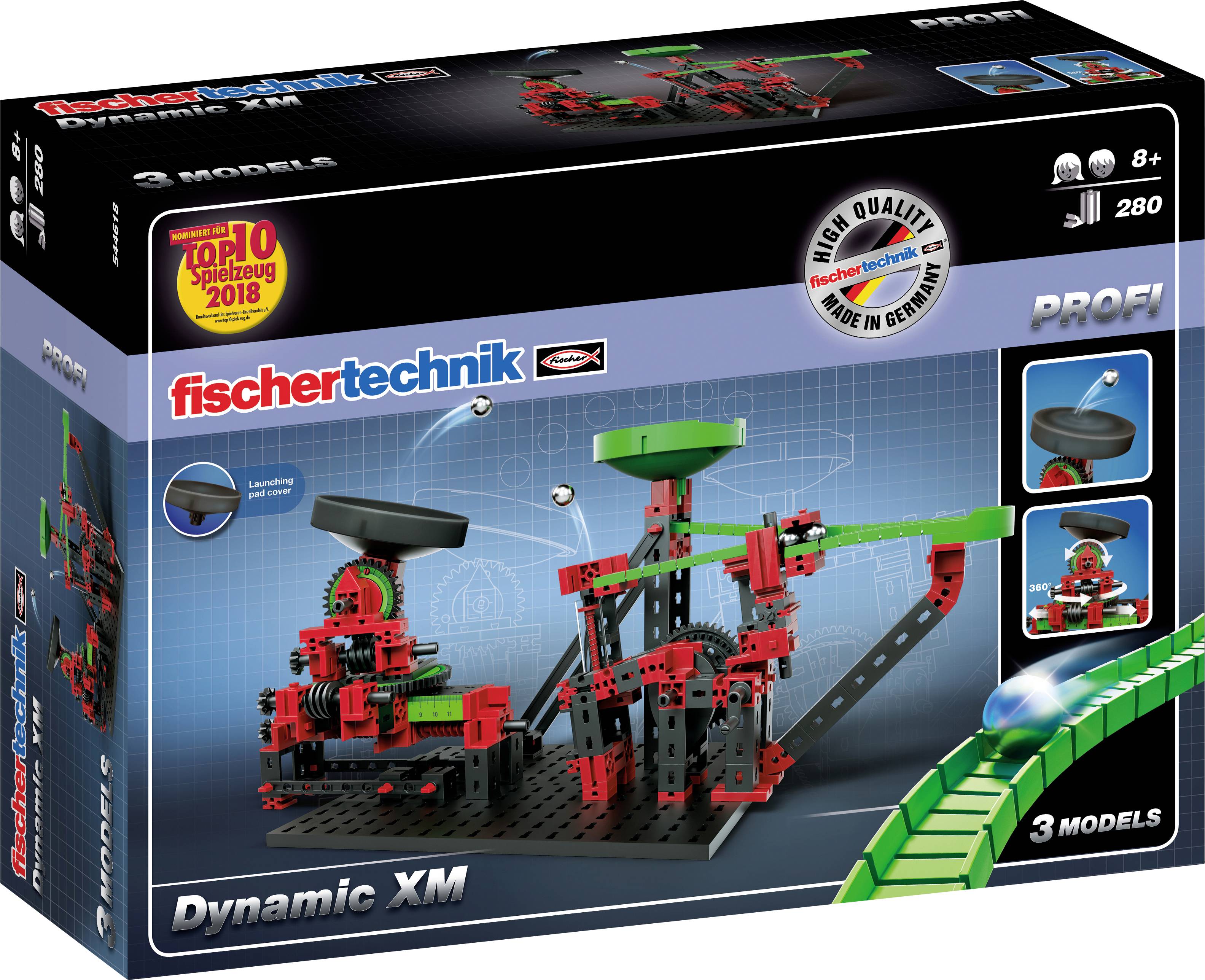 fischertechnik 544618 PROFI Dynamic XM Byggsats från 7 år