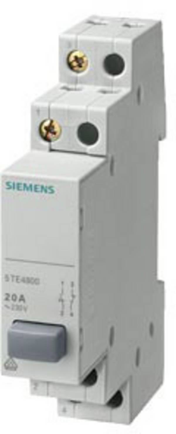 Tryckknapp Grå 20 A 1 NO, 1 NC Siemens 5TE4808