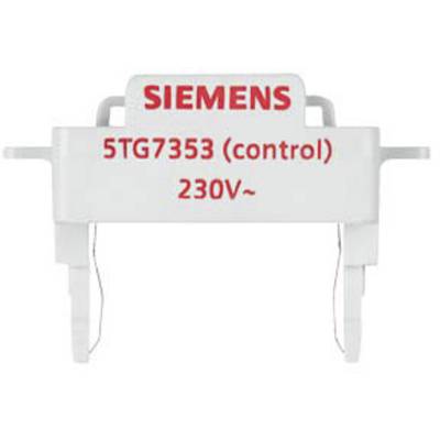 Illustration av en Siemens 5TG7353-enhet. Den visar texten 'SIEMENS 5TG7353 (kontroll) 230V~'.