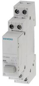 Siemens 20A automatsäkring, vit, med skruvanslutningar. Lämplig för användning i elektriska fördelningsskåp.