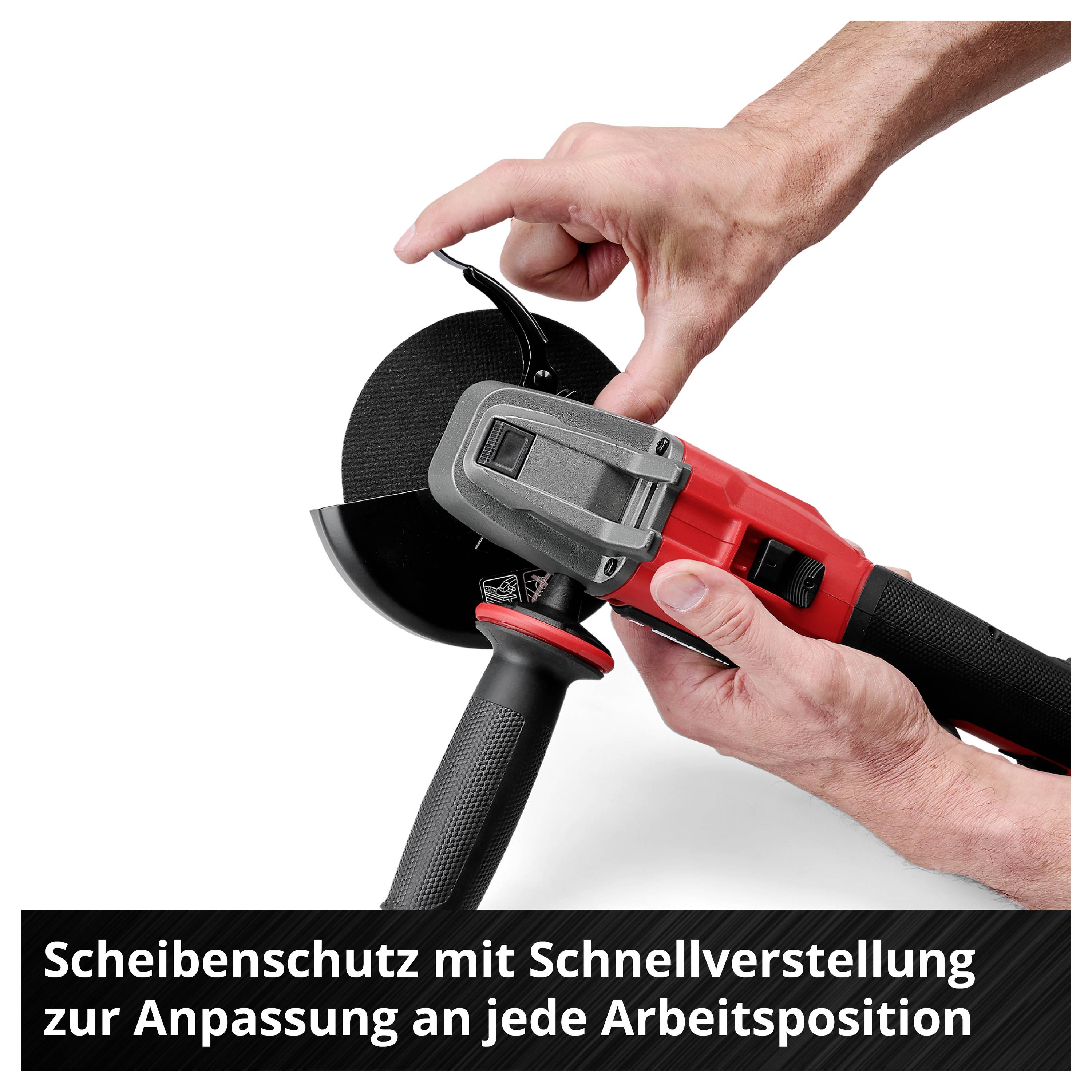 Einhell Professional AXXIO 18/125 4431140 Vinkelslip batteridriven 125 mm exkl. batteri/laddare, Utan laddare 18 V-3