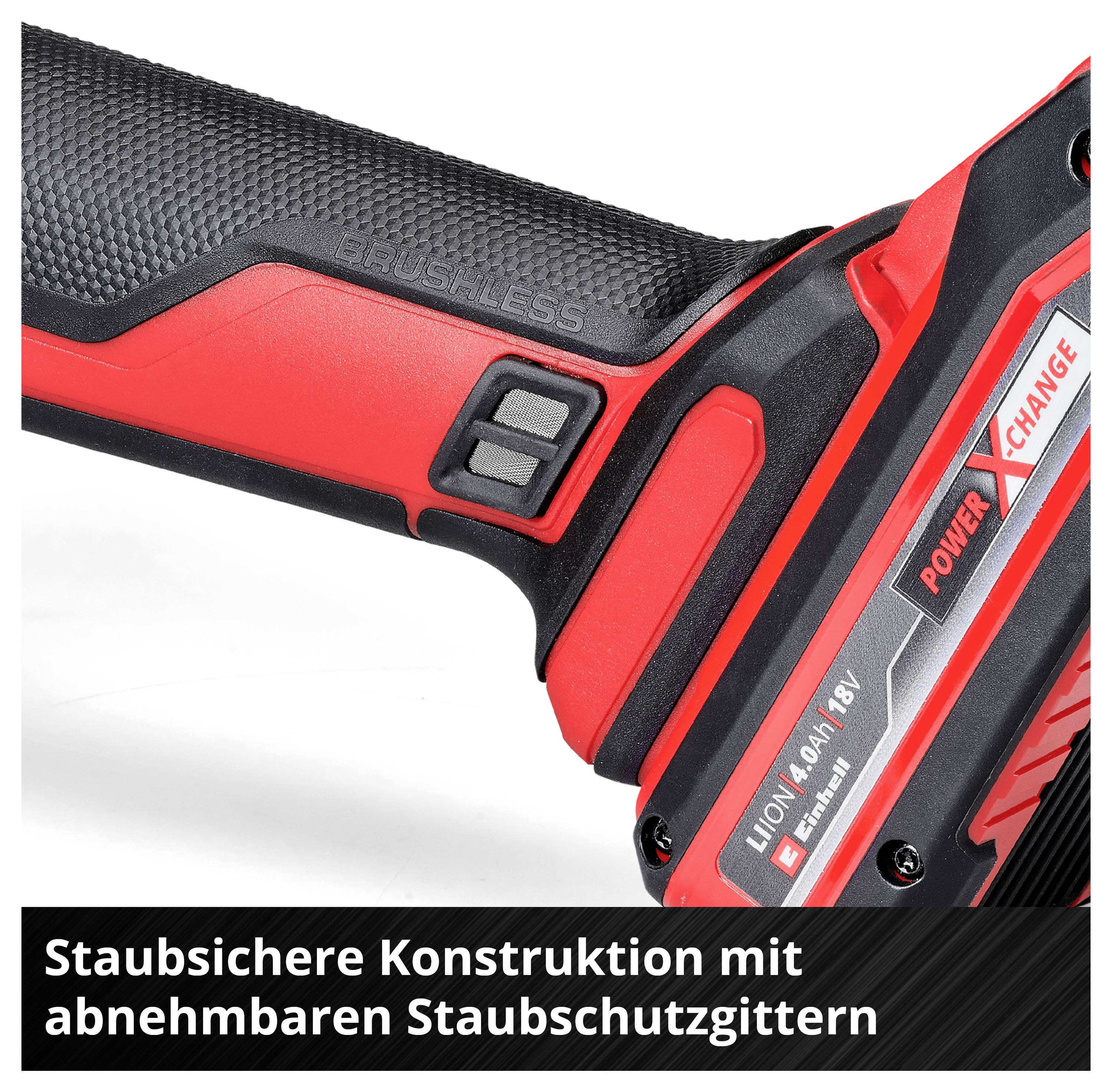 Einhell Professional AXXIO 18/125 4431140 Vinkelslip batteridriven 125 mm exkl. batteri/laddare, Utan laddare 18 V-5