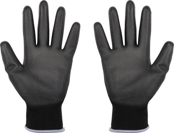 TOOLCRAFT TO-5621649 Nylon, Polyuretan Arbetshandske Storlek (handskar): 10 EN 388 CAT II 1 par