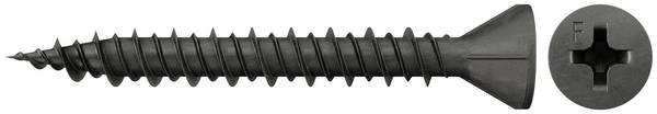 Fischer 665081  Gipsfiberplatteskruv 3.9 mm 22 mm Stjärnskruvmejsel Philips     härdad, fosfaterad 1000 st