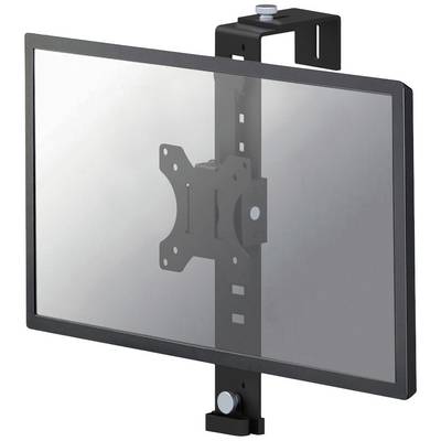 Bilden visar ett TV-fäste för väggmontering med svängbar arm. Fästet är svart och passar för platta skärmar.