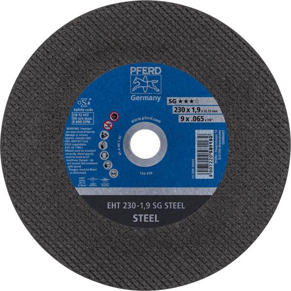 PFERD TOOLS  SG STEEL  61328131  Separationspår rakt    230 mm  25 st  Stål
