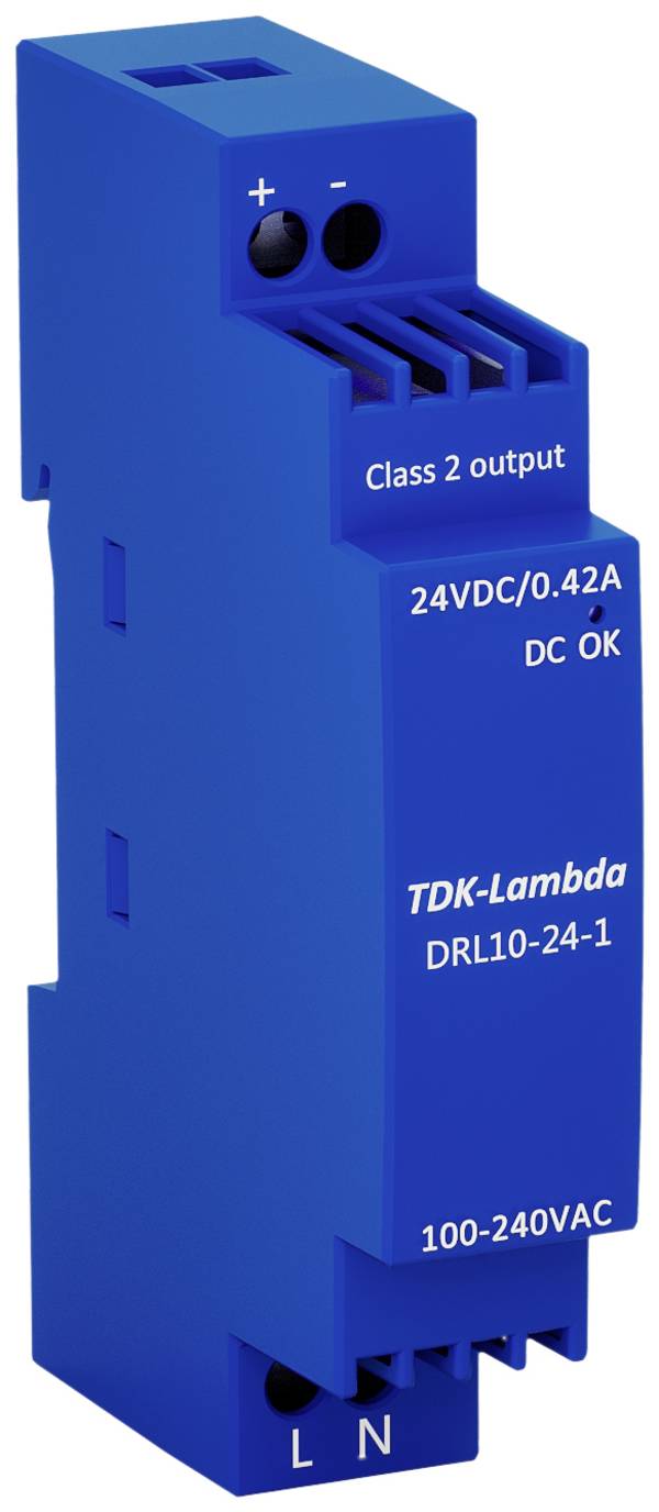 TDK-Lambda DRL10-24-1 DIN-skena nätaggregat  24 V 0.42 A 10 W   Innehåll 1 st