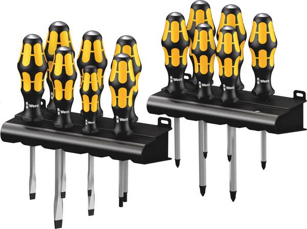 Wera Kraftform Big Pack 900 Skruvmejsel set Verkstad 13 delar Spår