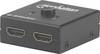 Manhattan KVM-Umschalter 2 Port HDMI-Splitter 4096 x 2160 pixel Svart