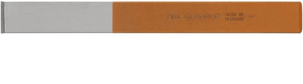En orange och silver metallfil med inskriften 'GEDORE, Made in Germany'.
