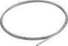 FESTO Tryckluftsslang 152583-50 PUN-3X0,5-SI Polyuretan Silver Inre diameter: 2.1 mm 10 bar 50 m