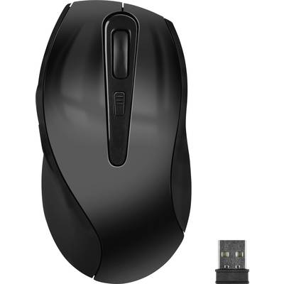 SpeedLink AXON Ergonomisk mus Trådlös Optisk Svart 5 Knappar 2200 dpi Ergonomisk