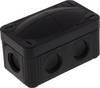 Wiska COMBI 206/5 BK Avgreningsbox (L x B x H) 85 x 49 x 51 mm Svart (RAL 9005) IP66/IP67 1 st