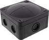 Wiska COMBI 407/5/S Avgreningsbox (L x B x H) 95 x 95 x 60 mm Svart (RAL 9005) IP66/IP67 1 st