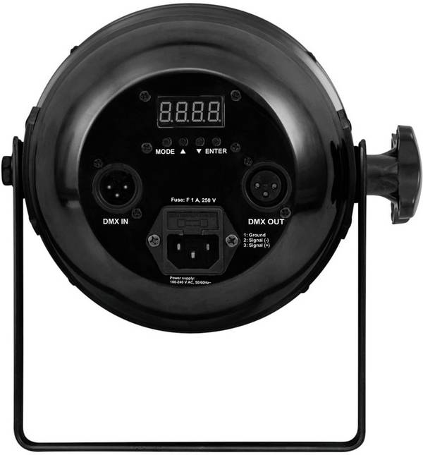 Eurolite 51913593 PAR-56 DMX LED-Effektstrålkastare  Antal LED:9 8 W