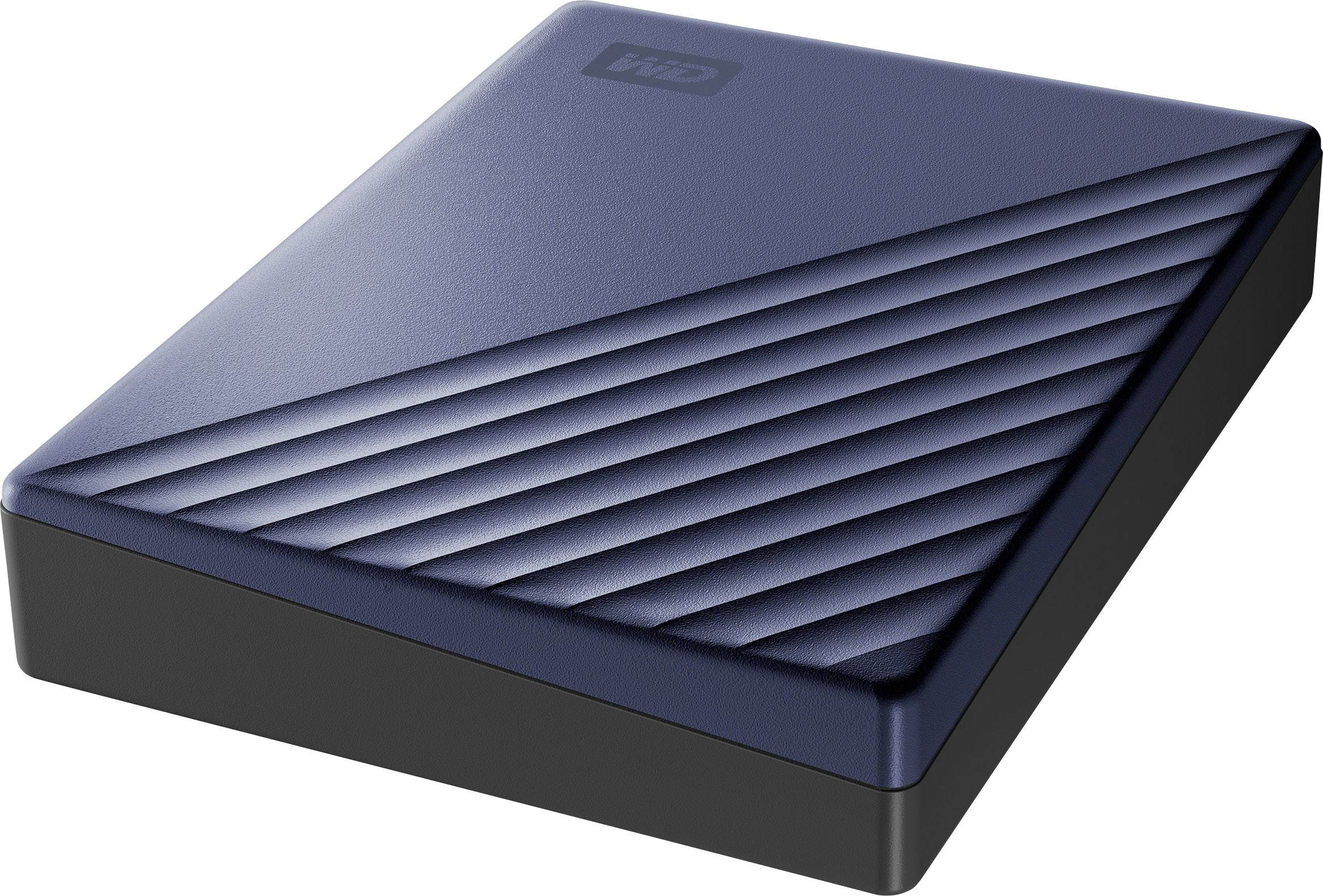 WD My Passport Ultra 4 TB Extern hårddisk 2.5" USB-C® Blå WDBFTM0040BBL-WESN