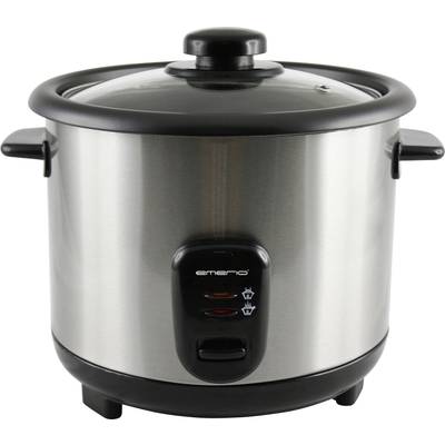 EMERIO RCE-110118 Riskokare Rostfritt stål, Svart