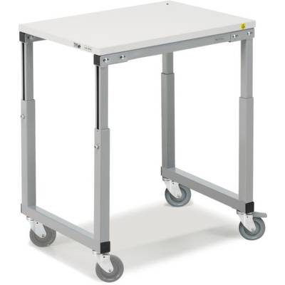 Treston SAP SAP507 ESD ESD Bordsvagn bromsar Stål pulverlackerat Last (max.): 150 kg Ljusgrå