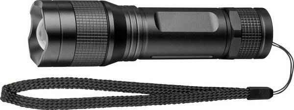 <br>  Goobay<br>  LED Taschenlampe Zoom 300lm 3Modi 3xAAA<br>  44560<br>  LED-reflektorlampa<br>  Ficklampa<br>  <br>  batteri<br>  300 lm<br>  50000 h<br>  119 g<br>