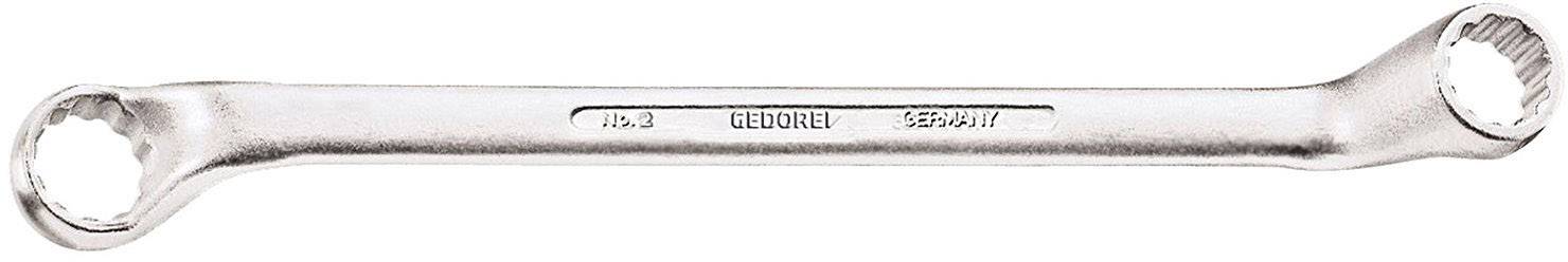Dubbel ringnyckelsset i metall med gravyr storlek "11x13" och märket "GEDORE-vanadium", lämplig för sexkantmuttrar.