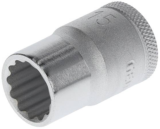 Gedore D 19 15 6133710 Hylsnyckelinsats 15 mm 1/2" SW 15 1/2"