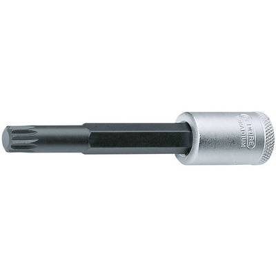 Ett Torx-bits med lång hylsa, använt för att dra åt skruvar. Märkt med 'Krom Vanadin'.