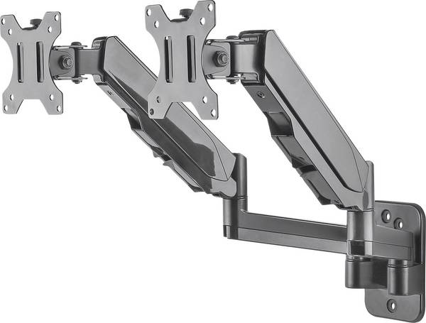 Manhattan 461627  Monitor-väggfäste 43,2 cm (17") - 81,3 cm (32") Vridbar, Justerbar i höjd, Tiltbar, Svängbar