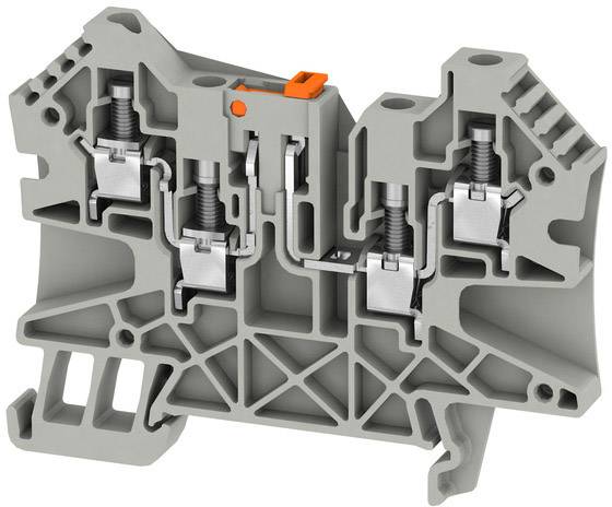 Weidmüller 1364720000 Testkopplingsplint 6 mm Skruv Grå 50 st Piece