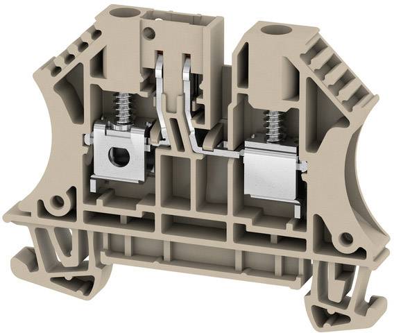Weidmüller 2436380000 Radklämma 6 mm Skruv Mörkbeige 50 st Piece