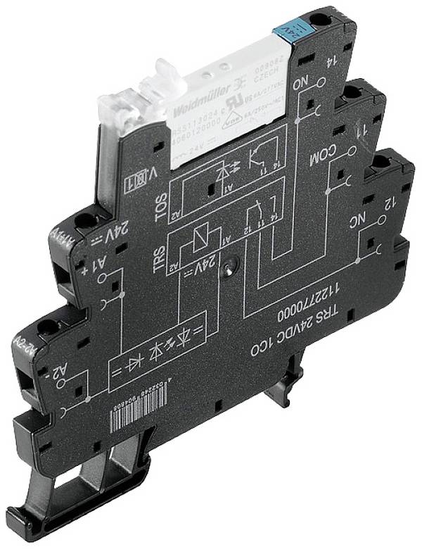Weidmüller TRS 5VDC 1CO AGSNO Koppar-relä 5 V/DC 6 A 1 switch 10 st