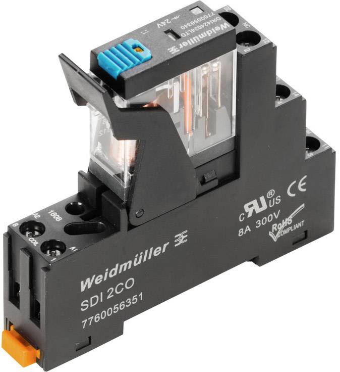Weidmüller DRIKIT 48VDC 1CO LD/PB Koppar-relä 48 V/DC 10 A 1 switch 10 st