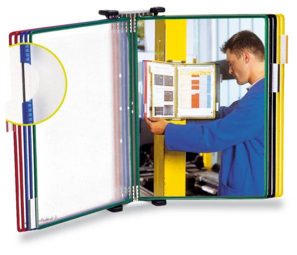 Tarifold Väggdisplay-panelsystem 414109 färgad sorterad-0