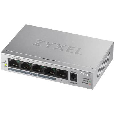 ZyXEL GS1005HP-EU0101F Nätverks-switch 5 Port 2000 MBit/s PoE-funktion