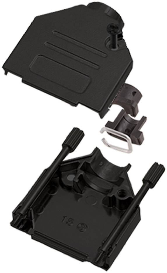 encitech DTCK09-BK-K 6560-0815-01 D-sub hölje Antal poler: 9 Zink pressgjutning 180 ° Svart 1 st