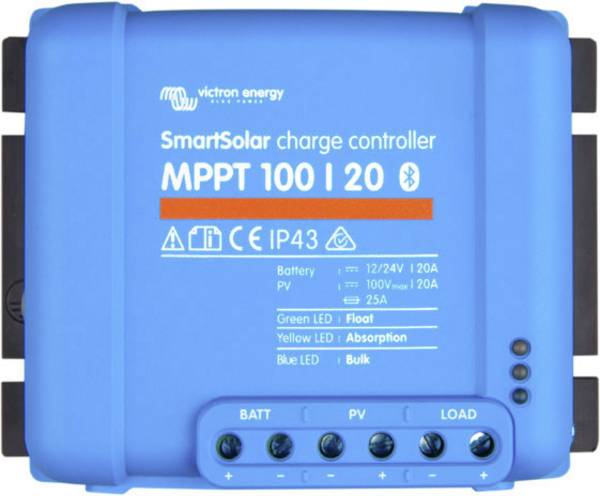 Victron Energy MPPT 100/20-48 Solenergi laddningsstyrenhet MPPT 48 V 20 A