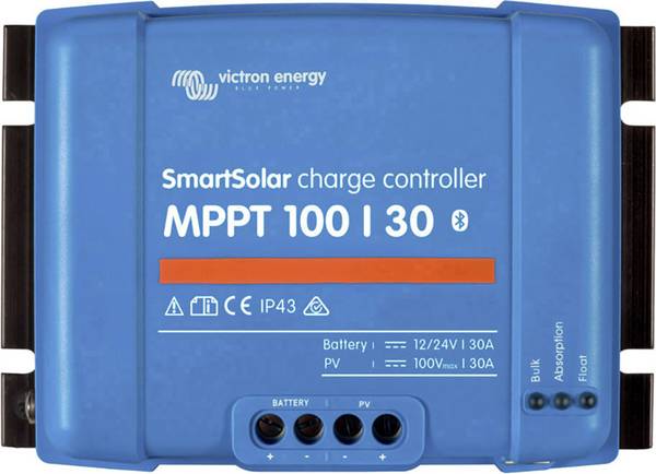 Victron Energy SmartSolar MPPT 100/30 Solenergi laddningsstyrenhet MPPT 12 V, 24 V 30 A